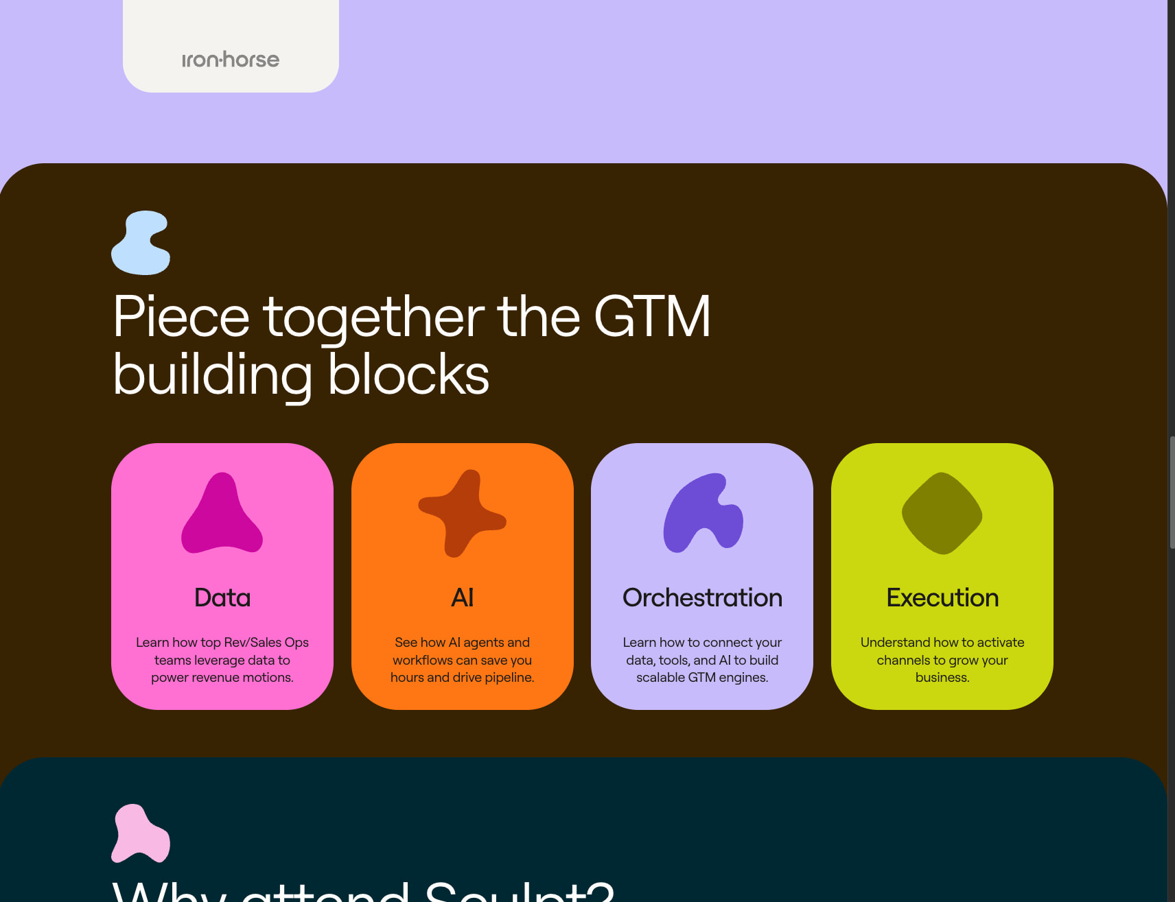 Sculpt: The GTM conference by Clay captured website design