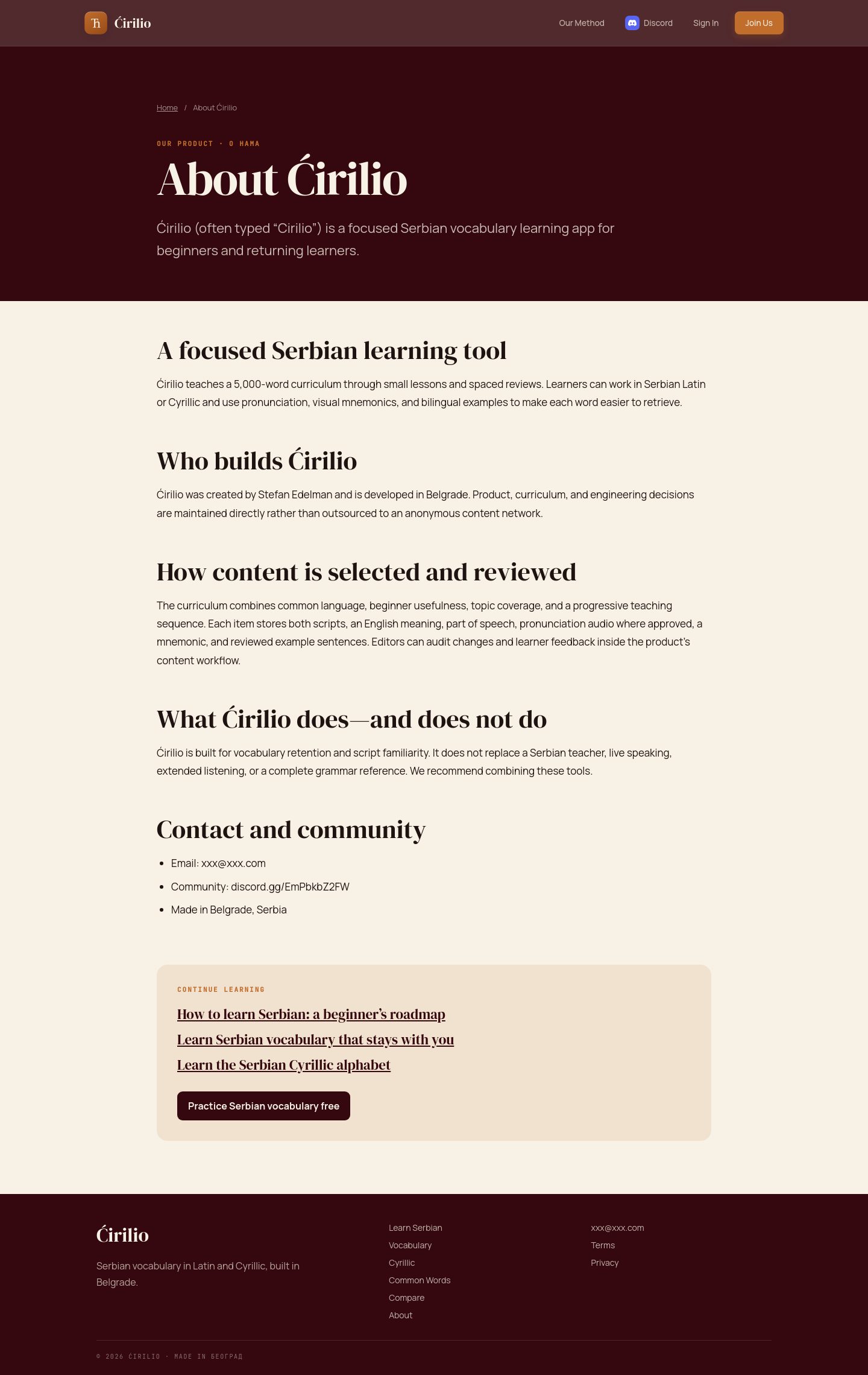 www.cirilio.com captured website design