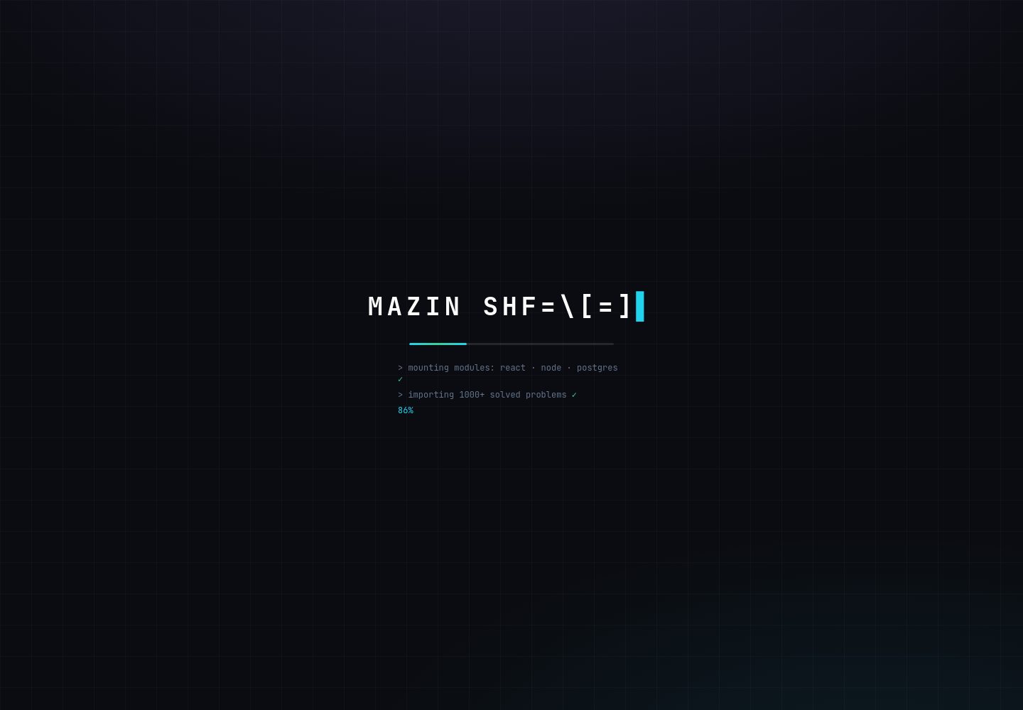 mazinsk.com captured website design