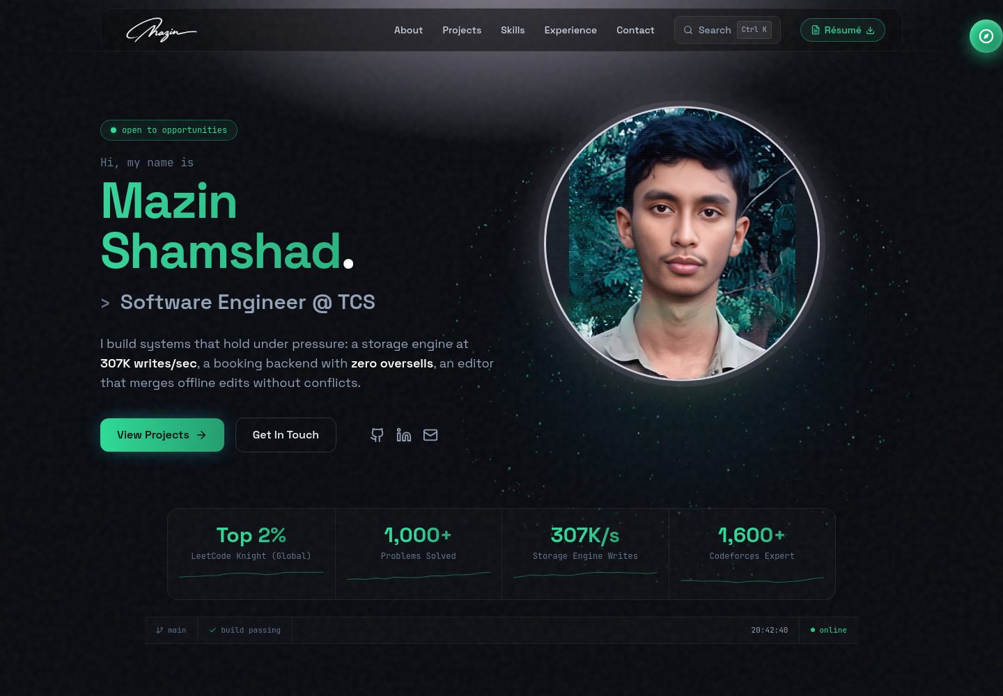 mazinsk.com captured website design