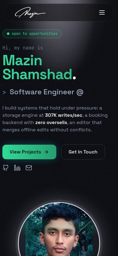 mazinsk.com captured website design