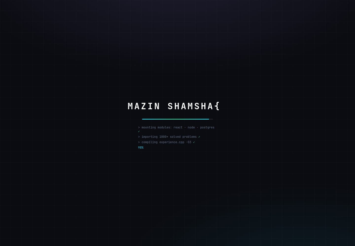 mazinsk.com captured website design