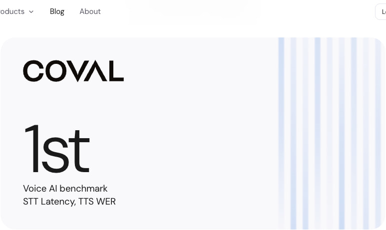 Nari Labs Leads Coval’s Voice AI Benchmarks | Nari Labs captured website design