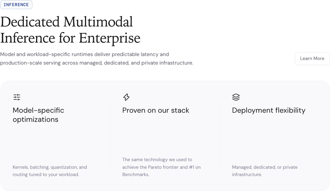 Nari Labs — Multimodal Inference at the Speed of Light captured website design