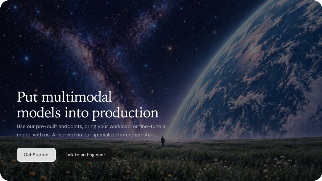Nari Labs — Multimodal Inference at the Speed of Light captured website design