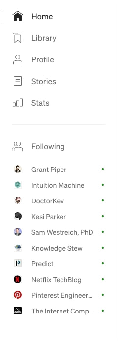 Medium captured website design