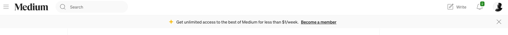 Medium captured website design
