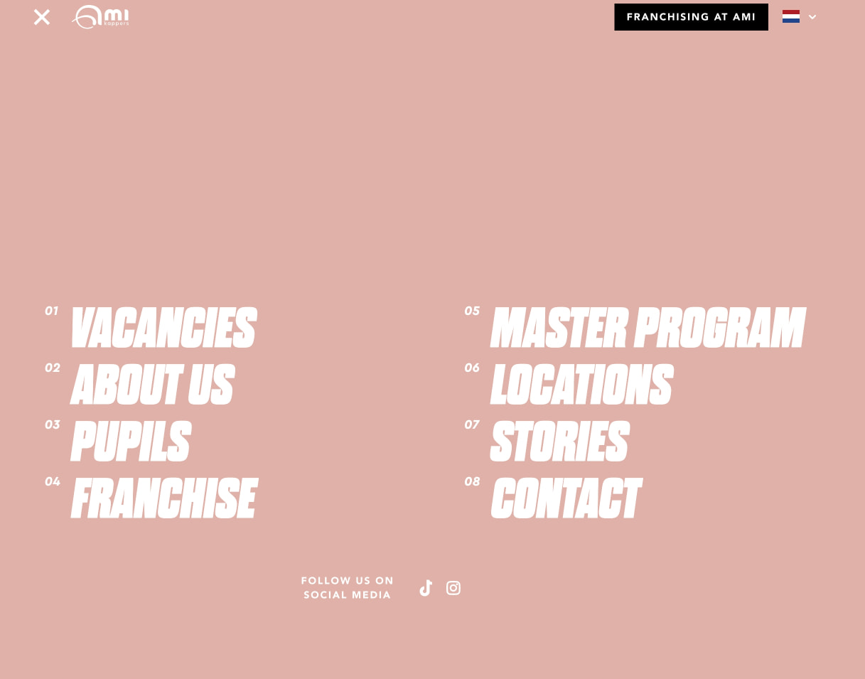 AMI Kappers - Will you join our team? - JoinAMI captured website design