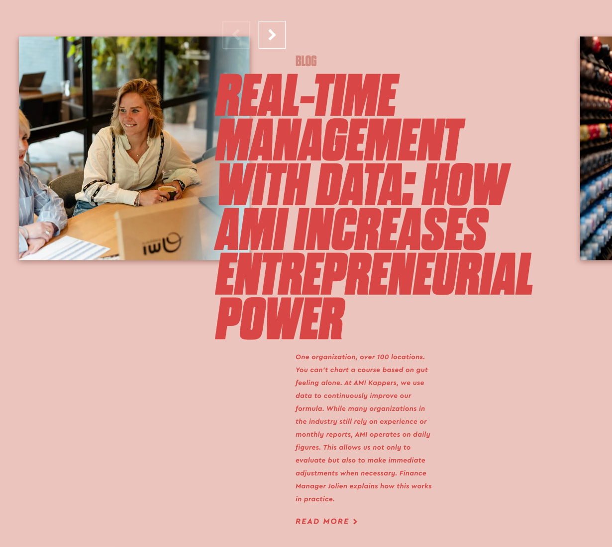 AMI Kappers - Will you join our team? - JoinAMI captured website design