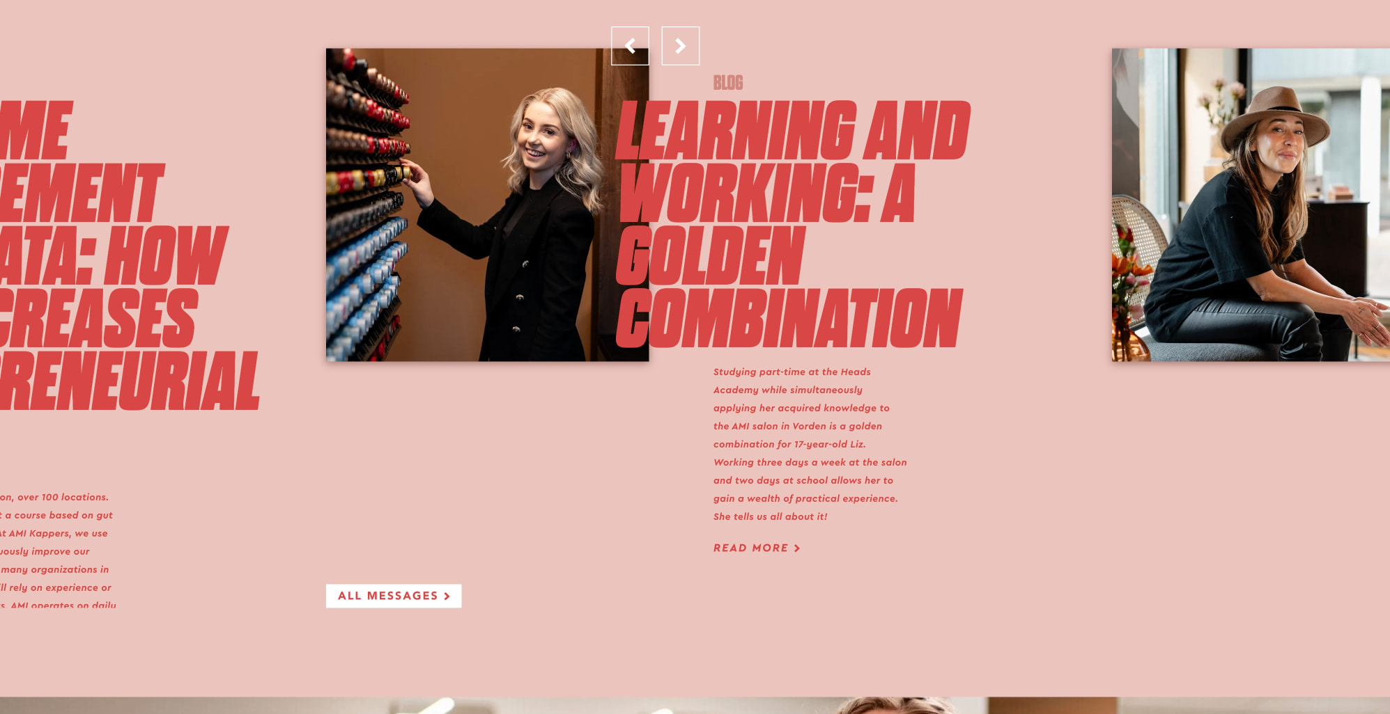 AMI Kappers - Will you join our team? - JoinAMI captured website design