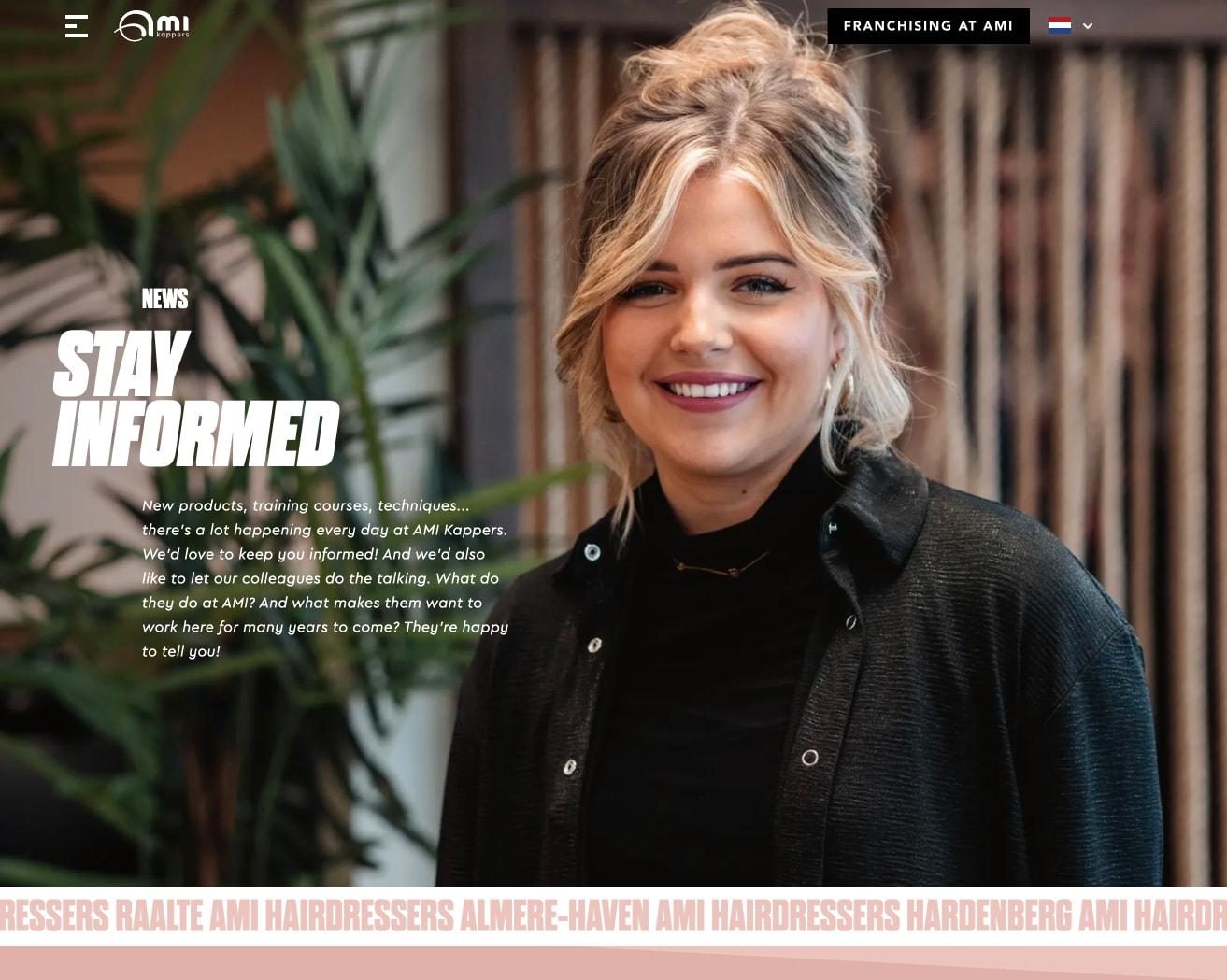 News - JoinAMI captured website design