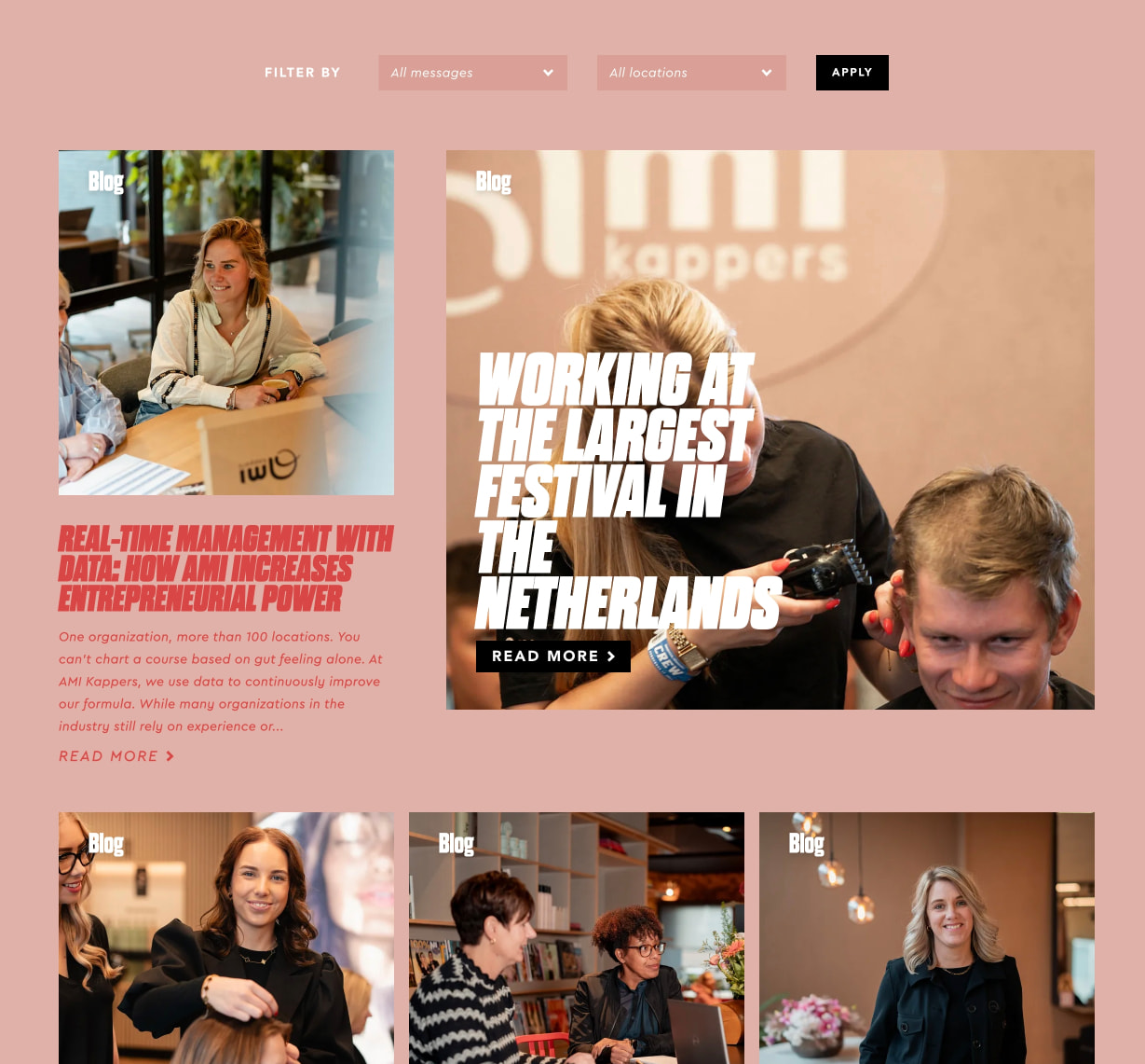 News - JoinAMI captured website design