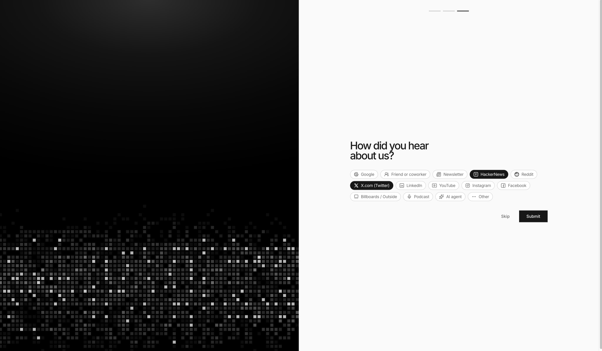 Get started captured website design