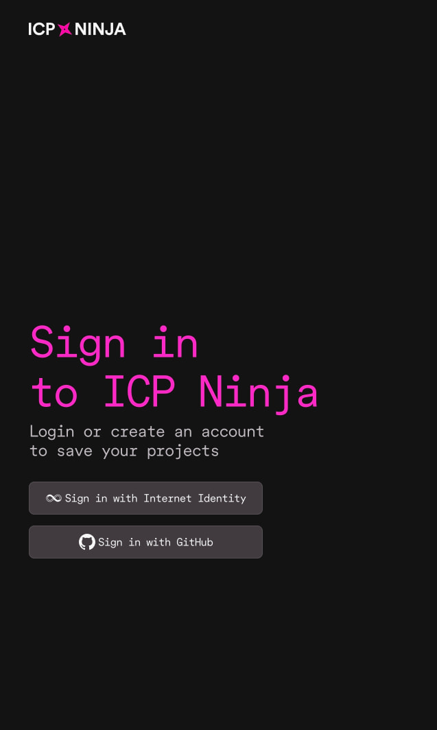 Captured design matching icp.ninja captured website design