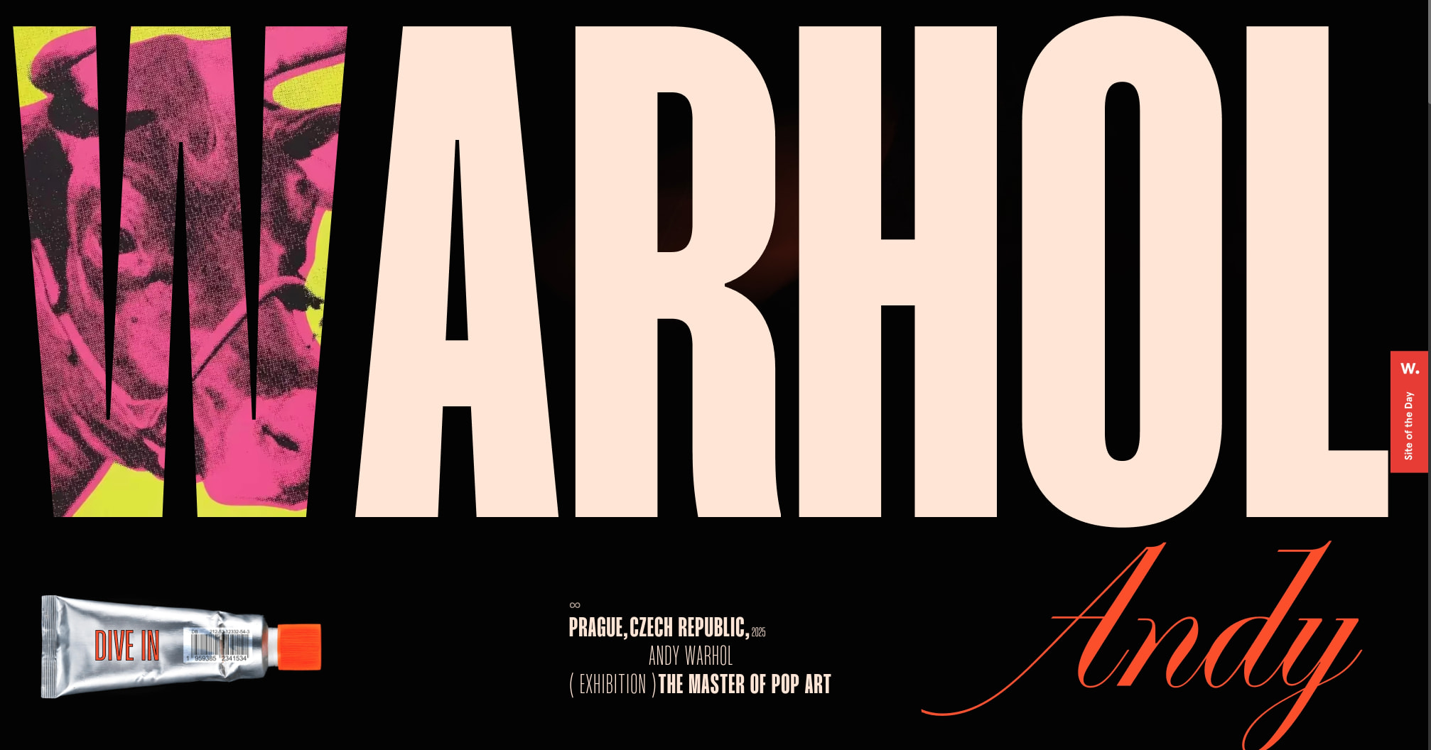 WarholArts © captured website design