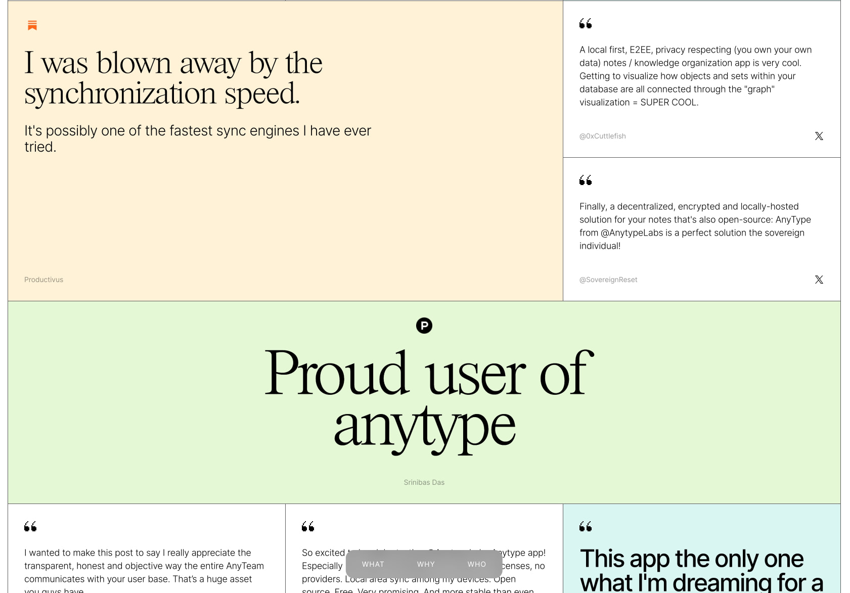 Reviews from our Community captured website design