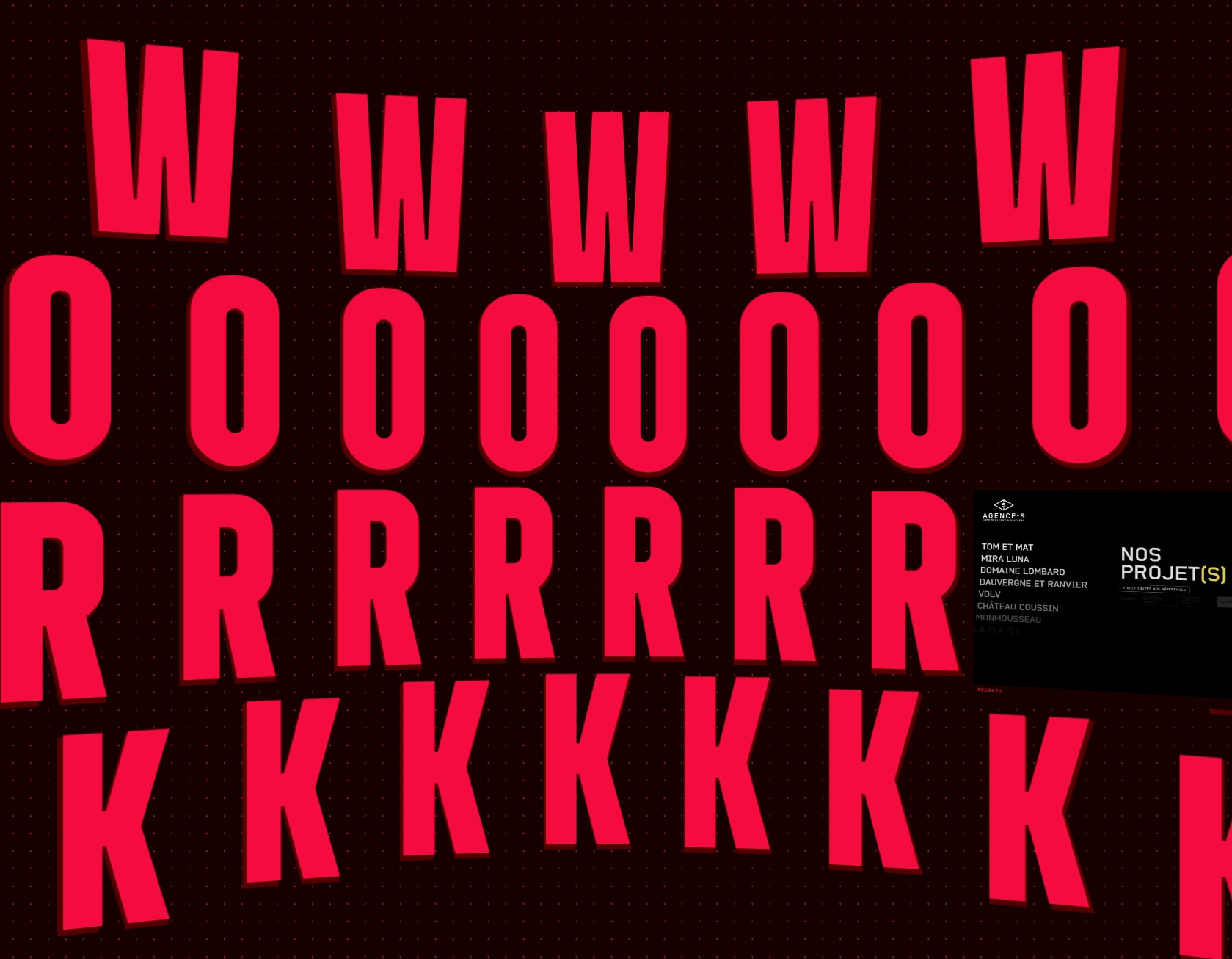 AW - Creative Developer Freelance - France captured website design
