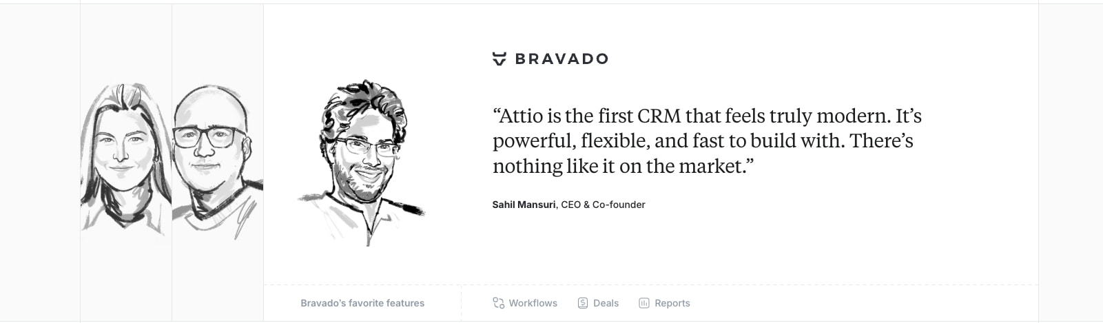Attio: The next gen of CRM captured website design