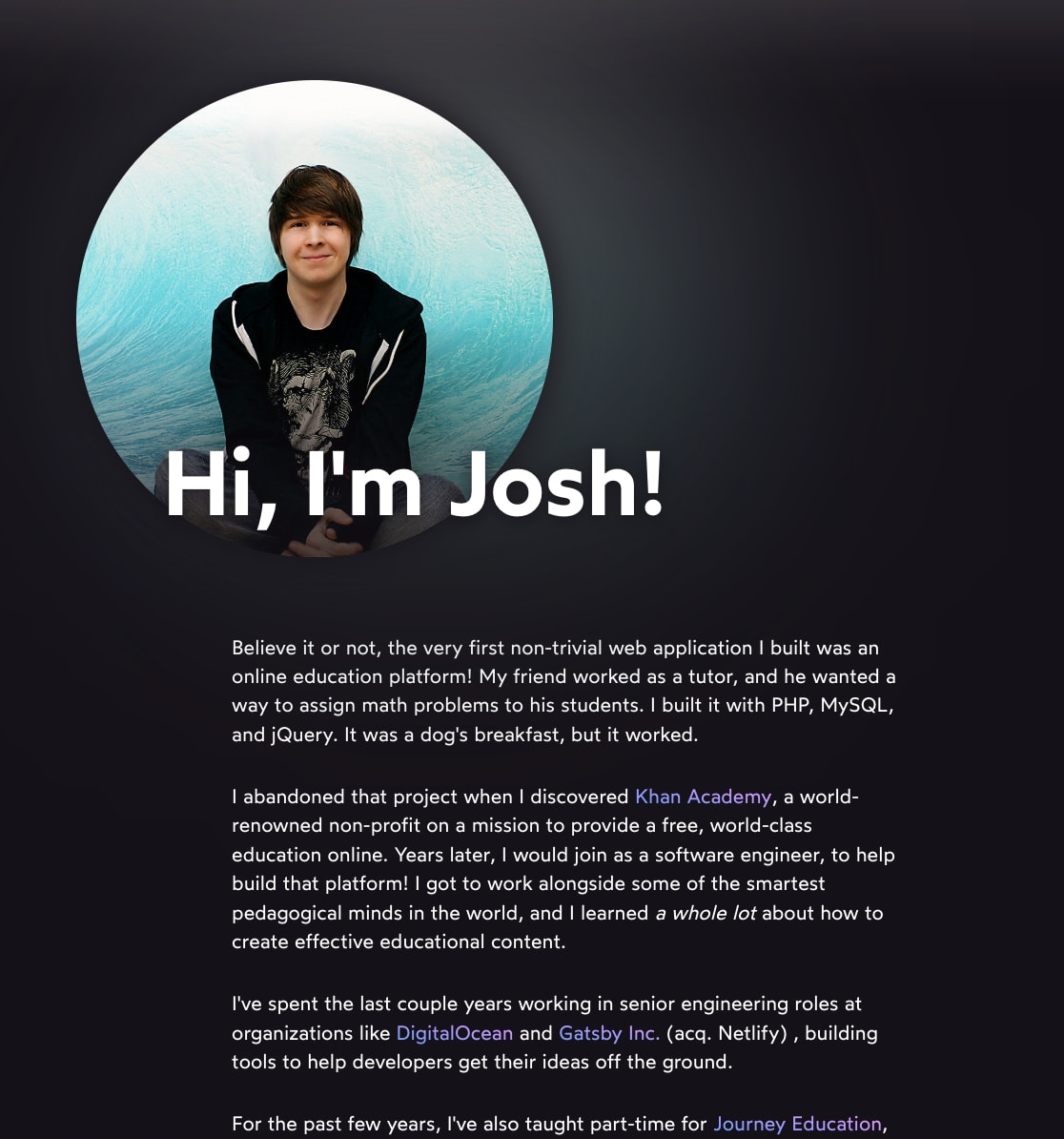 Captured design matching css-for-js.dev captured website design