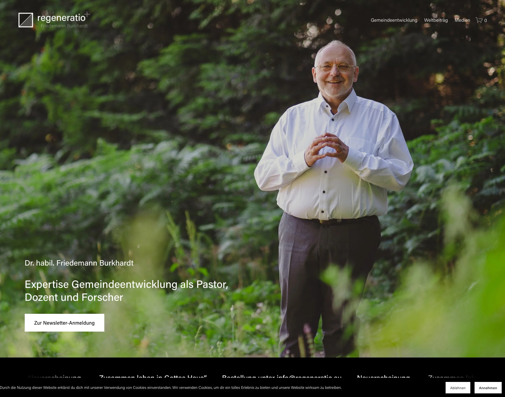 regeneratio.eu – Friedemann Burkhardt captured website design