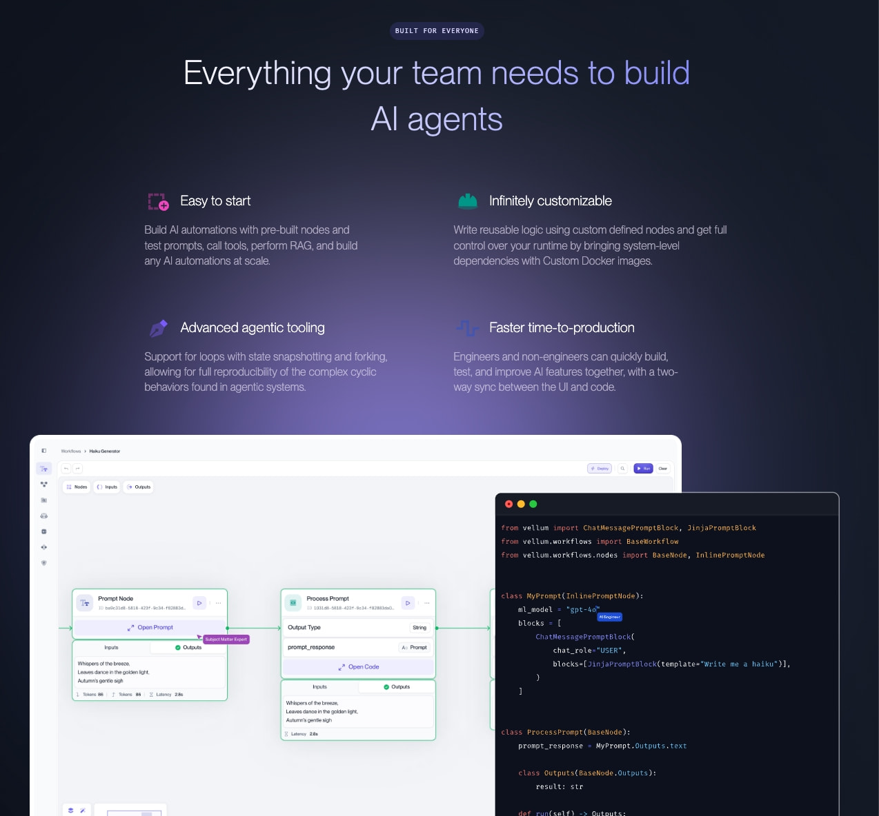 Captured design matching vellum.ai captured website design
