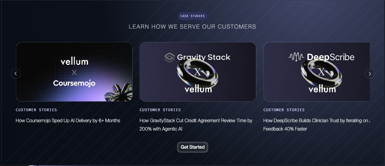 Captured design matching vellum.ai captured website design