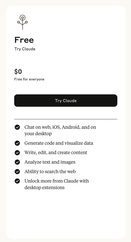 Pricing \ Anthropic captured website design