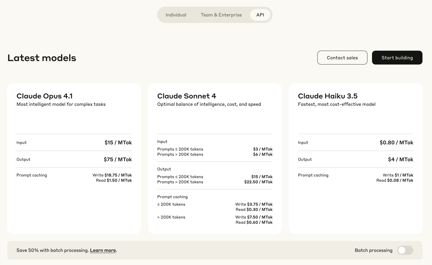 Pricing \ Anthropic captured website design