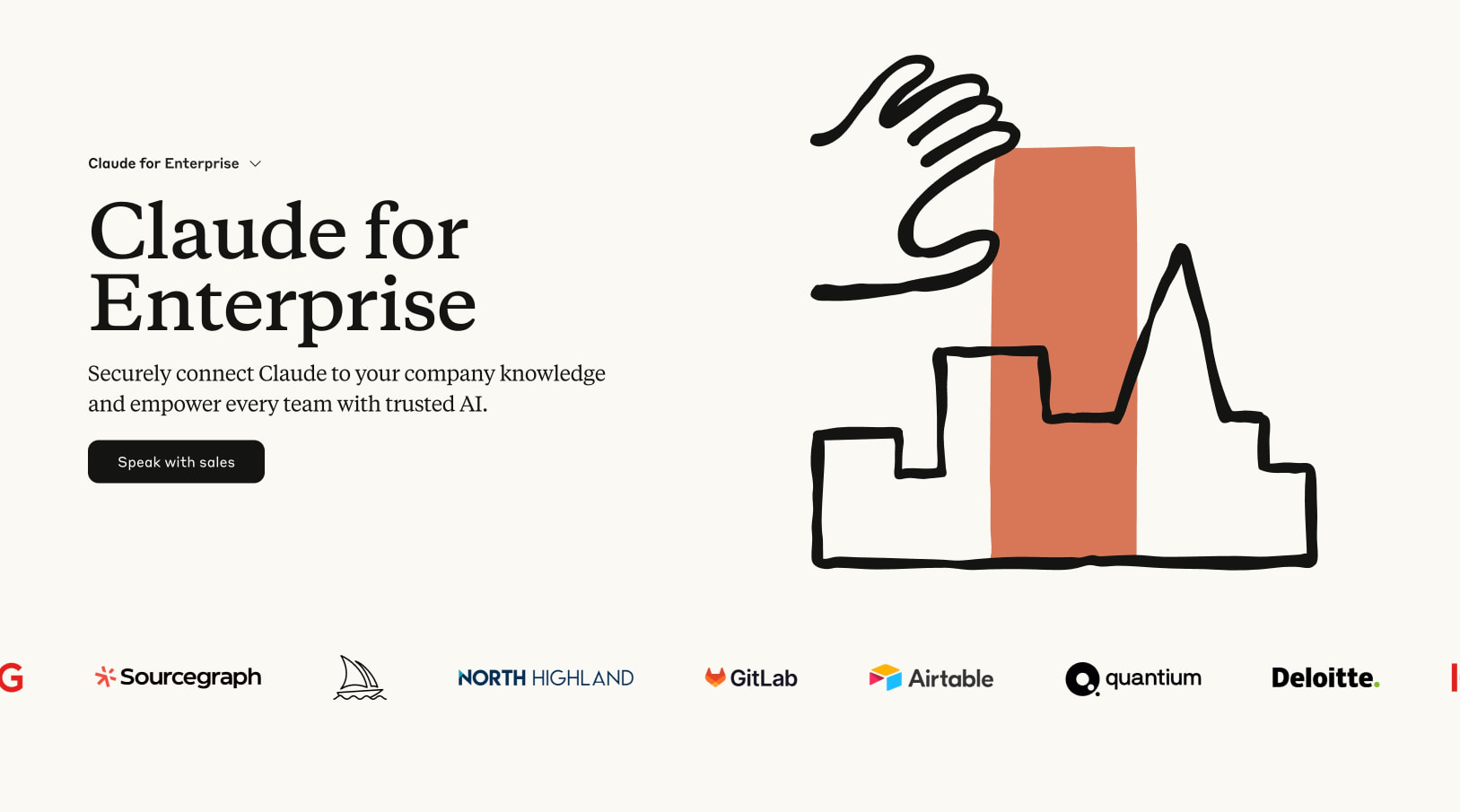 Enterprise \ Anthropic captured website design
