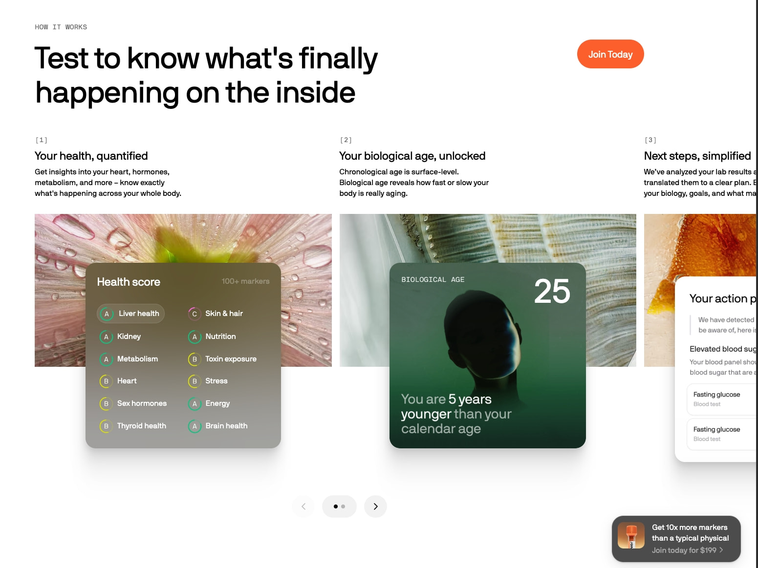 Superpower | Your New Health Intelligence captured website design