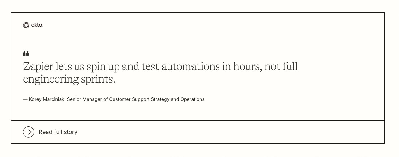 Zapier: Automate AI Workflows, Agents, and Apps captured website design