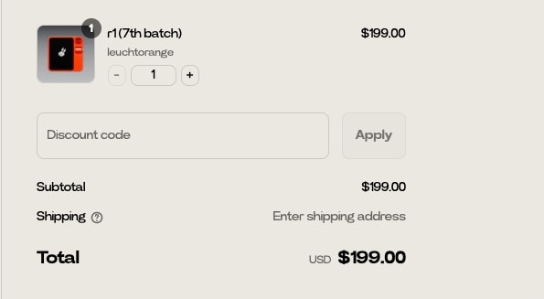 Checkout - rabbit inc. captured website design