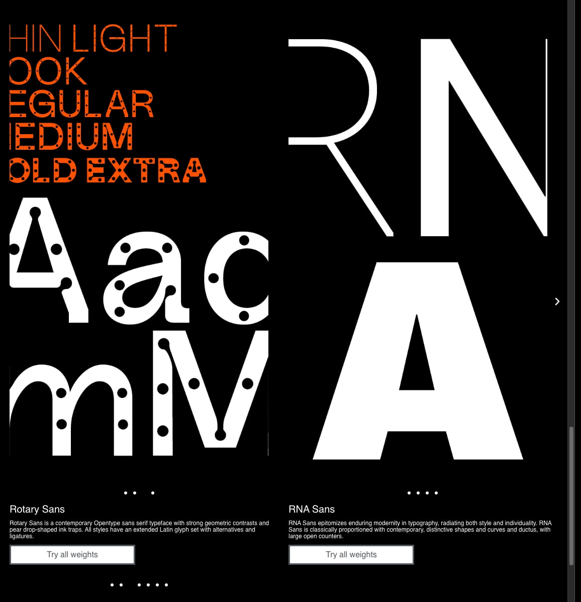 Custom Fonts for Brand Identity | S6 Foundry captured website design