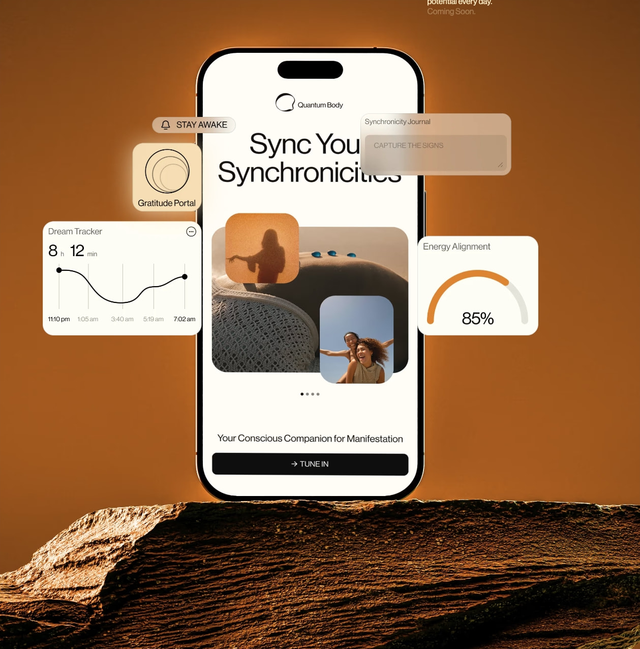 Quantum Body - A New Dimension of Wellness captured website design
