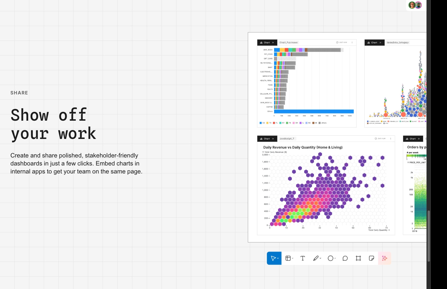 Observable: Explore and visualize data together captured website design