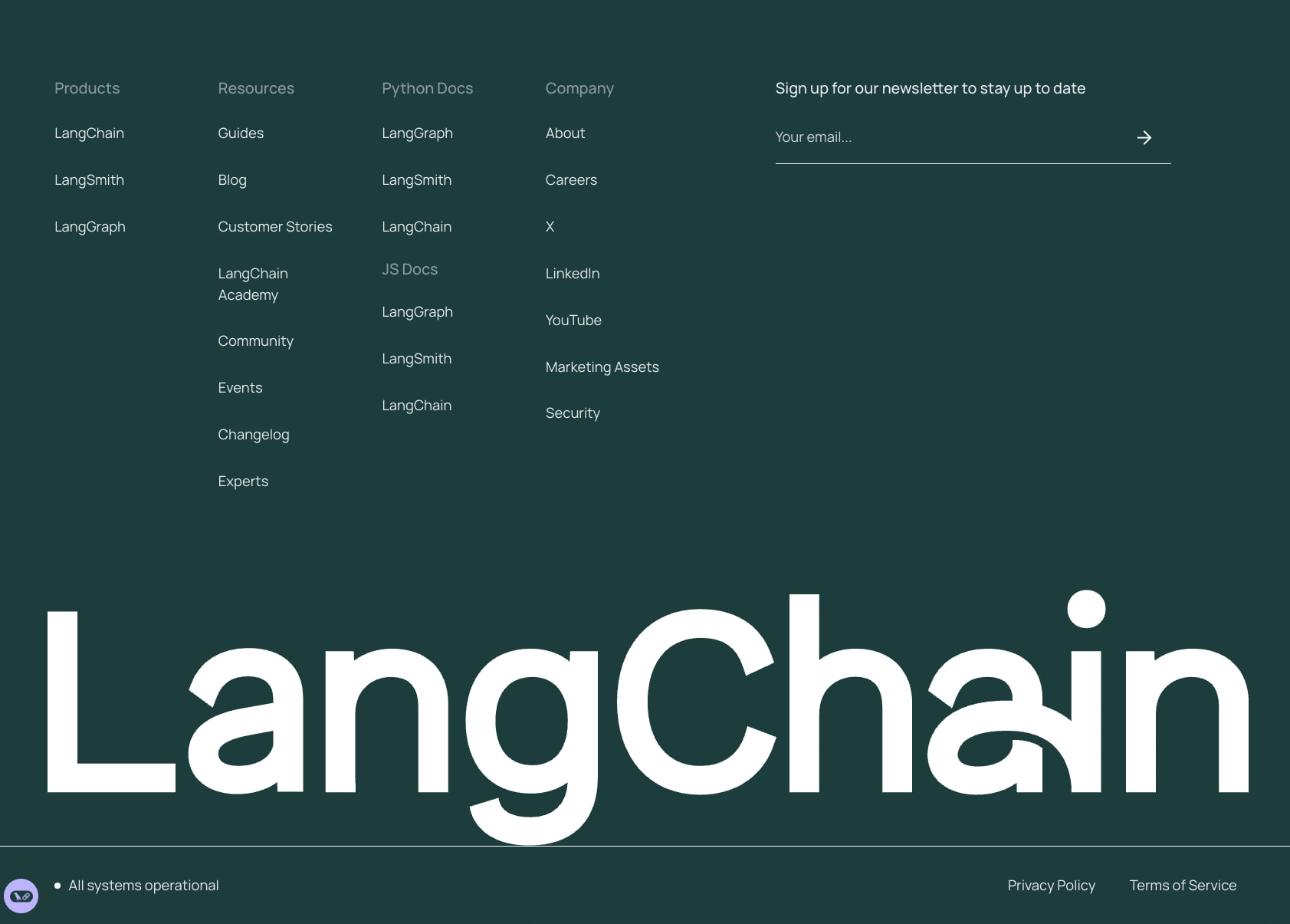 Captured design matching langchain.com captured website design