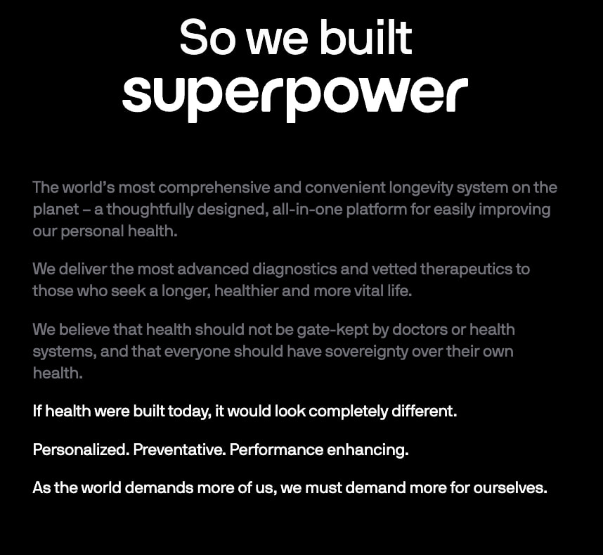 Our Why captured website design