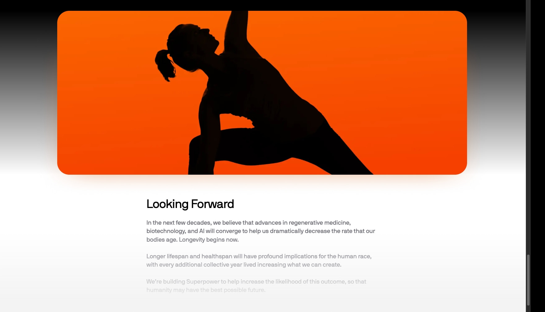 Our Why captured website design