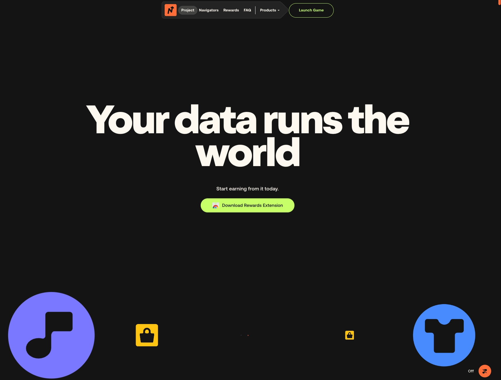 Navigate captured website design