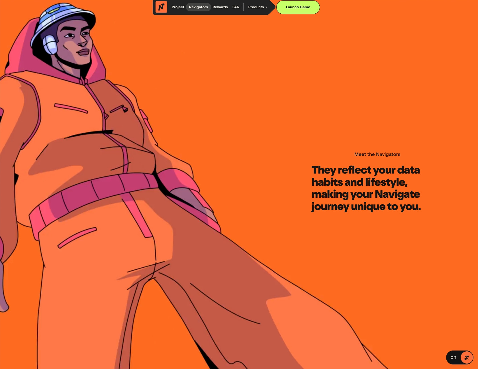 Navigate captured website design