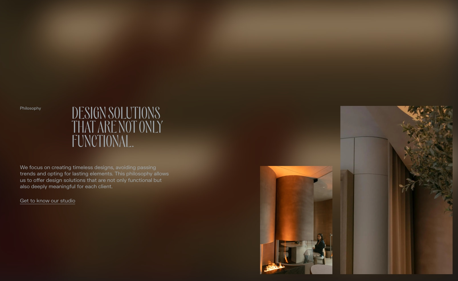 Interior Design Studio in Bilbao - Andrea Diego captured website design