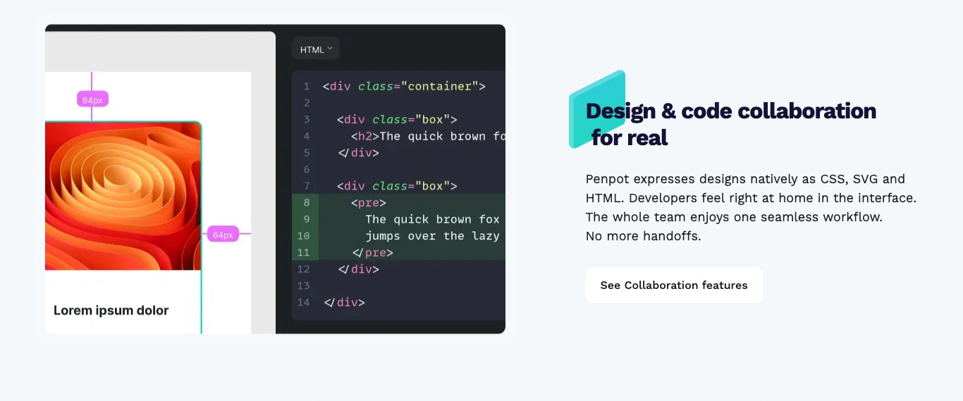 Captured design matching penpot.app captured website design