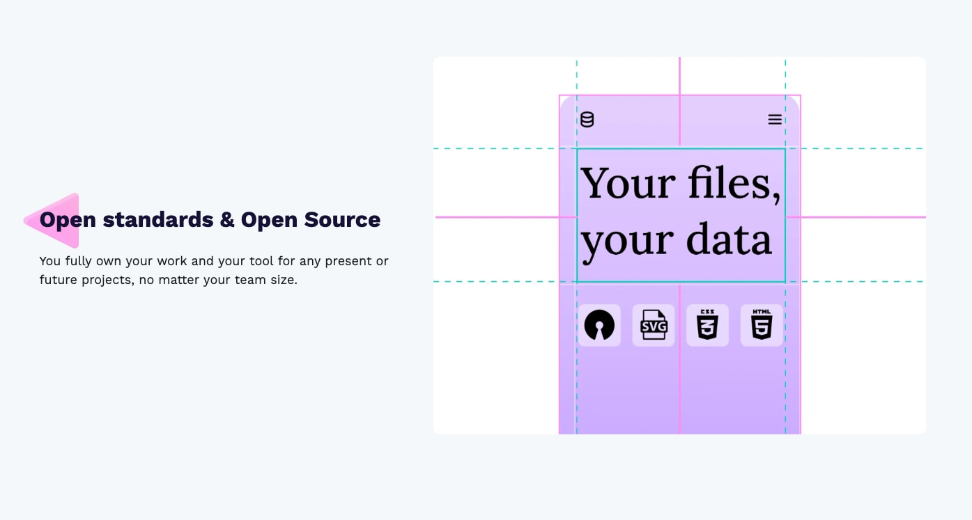 Captured design matching penpot.app captured website design