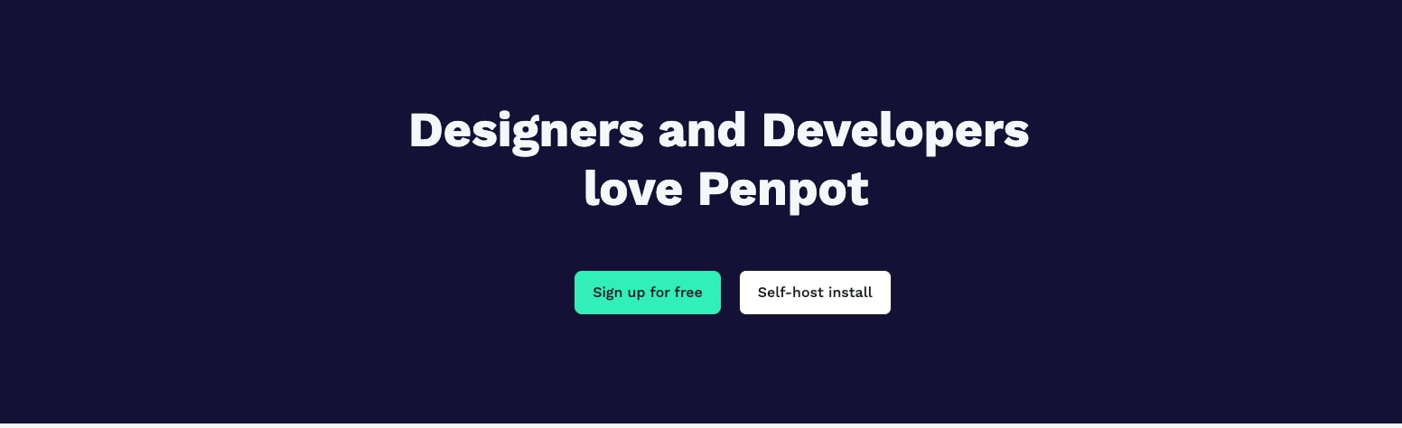Dark navy call-to-action banner with white headline and two buttons: mint green primary and white secondary. captured website design