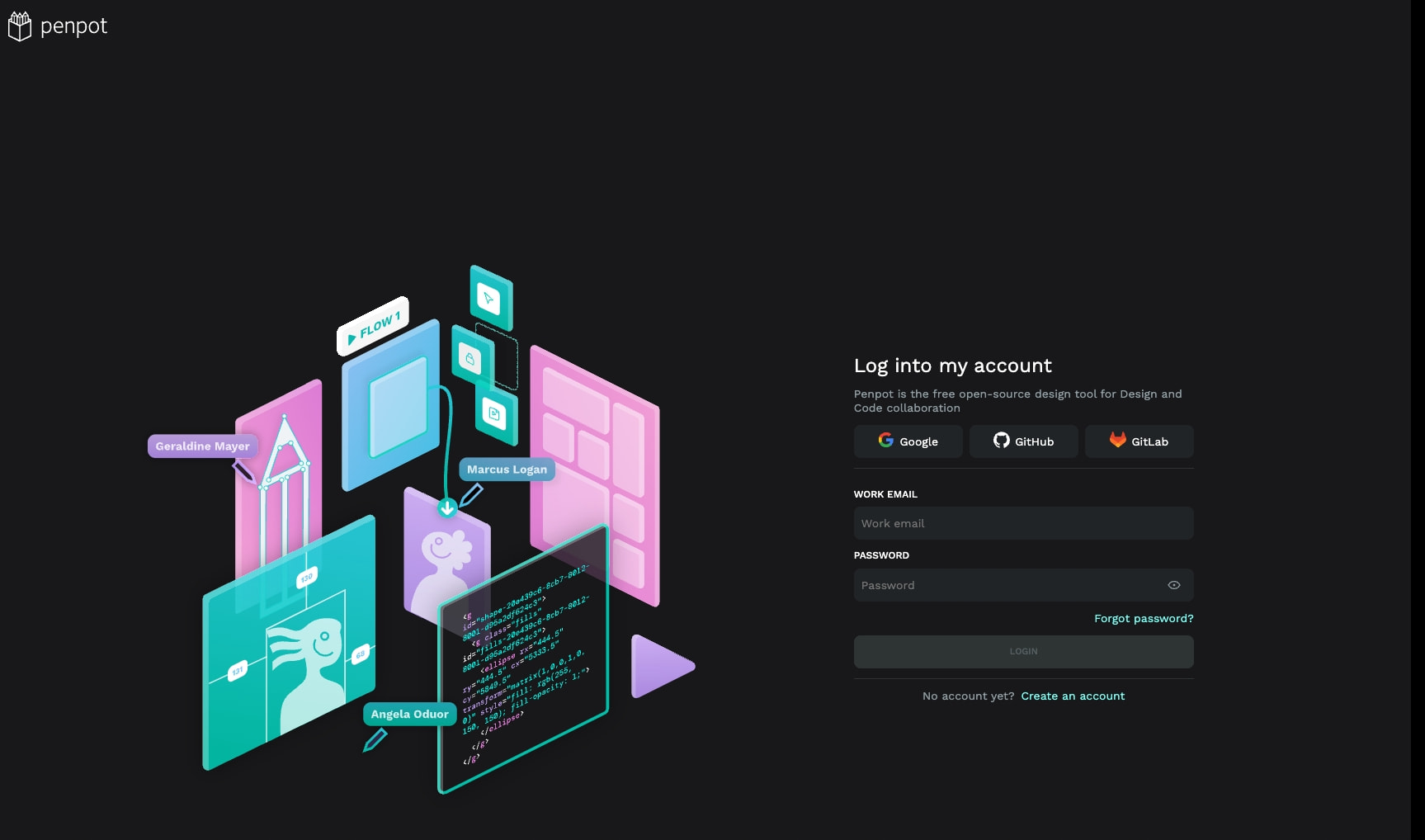 Penpot - Design Freedom for Teams captured website design