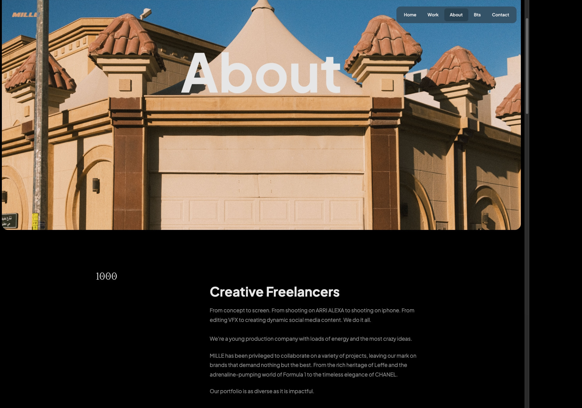 About captured website design
