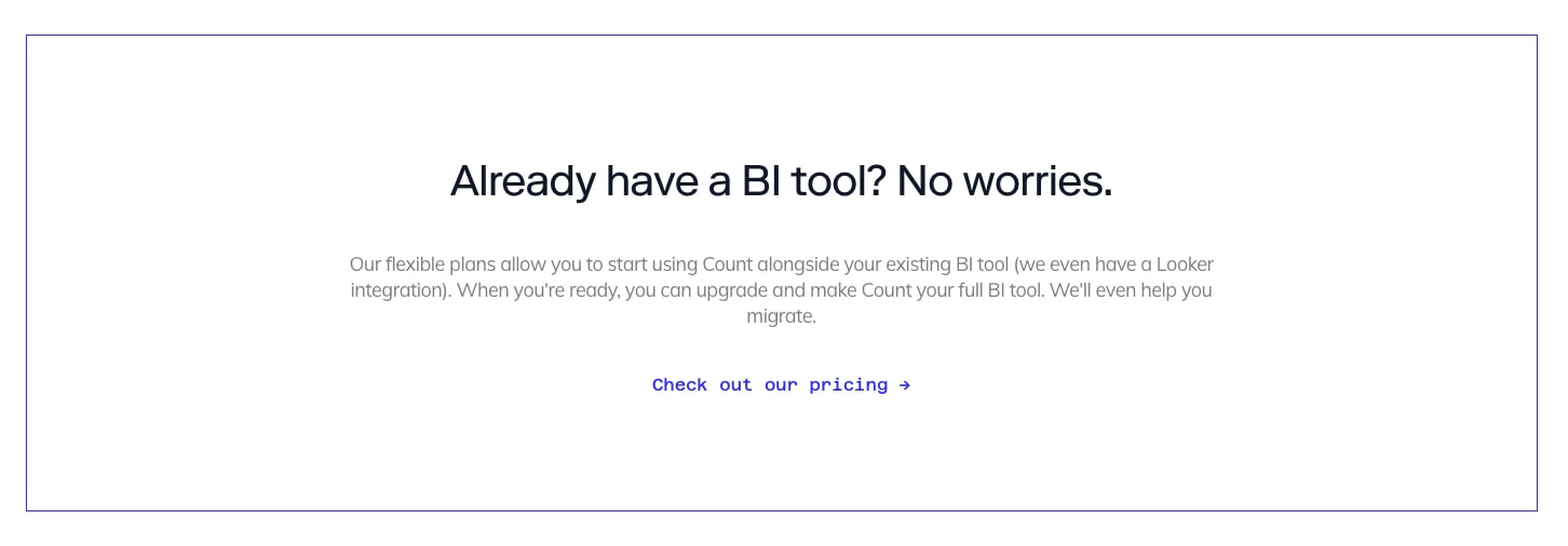 Count | Your data team is more than a support function captured website design