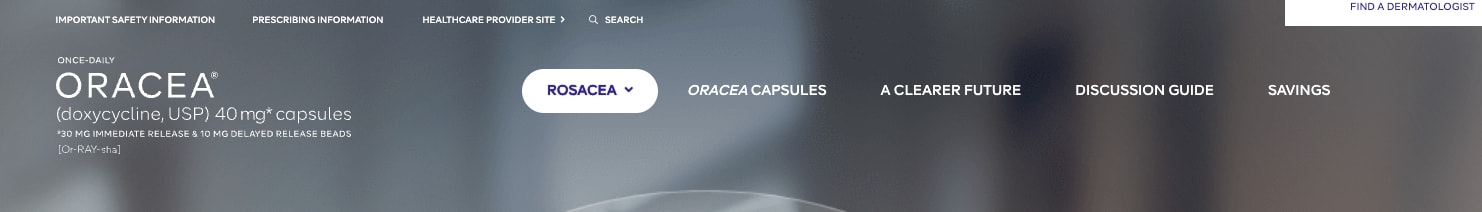 Treatment for the inflammatory lesions of rosacea captured website design