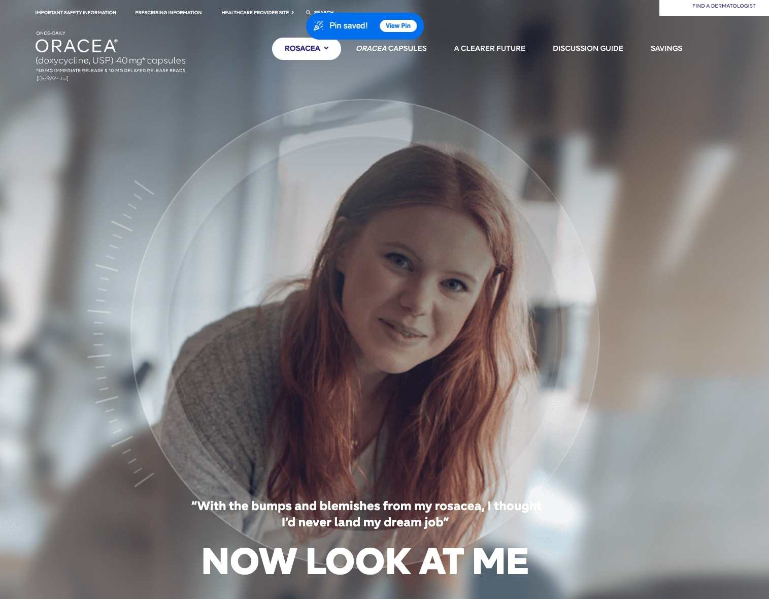 Treatment for the inflammatory lesions of rosacea captured website design