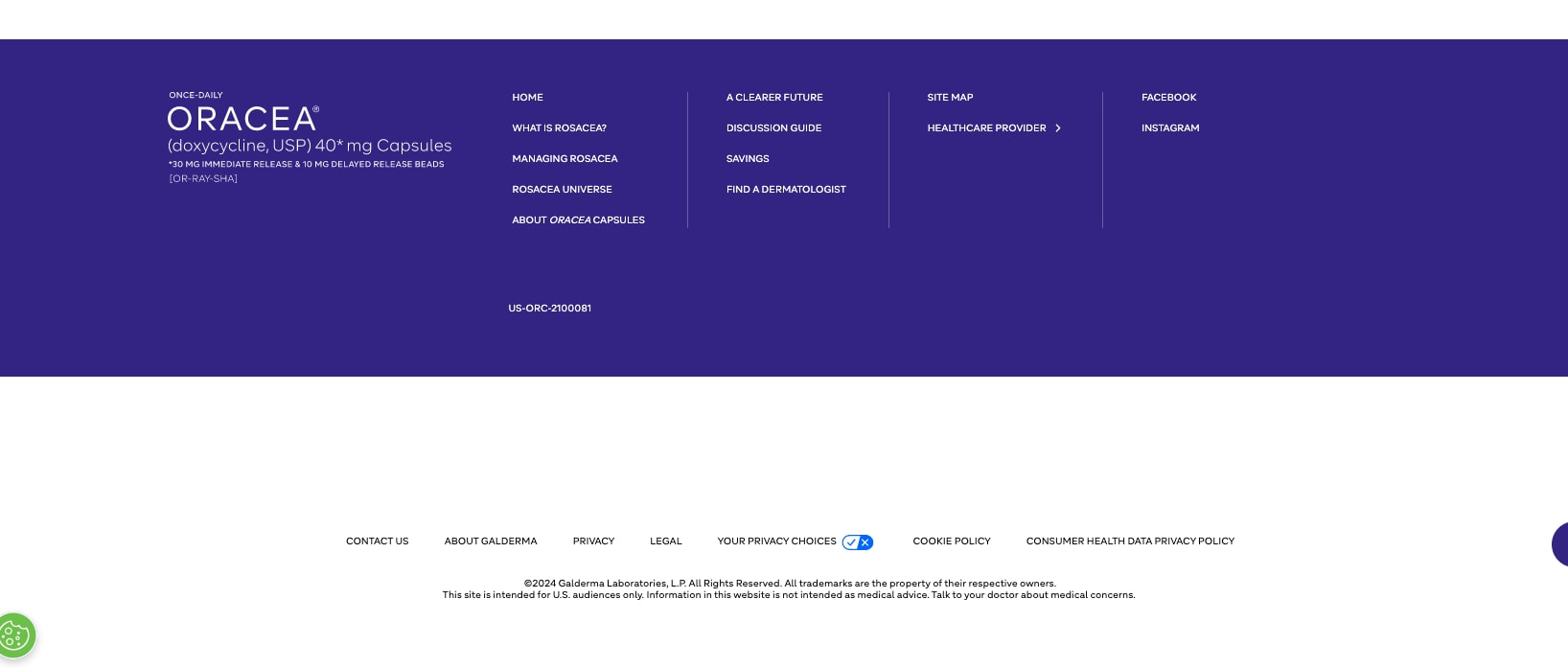 Treatment for the inflammatory lesions of rosacea captured website design